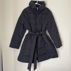 Talbots Black Puffer Jacket Sz XL Petite Like New